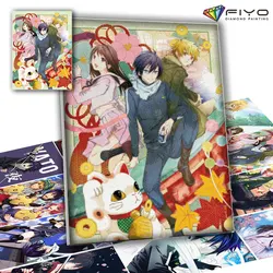 DIY 5D Diamond Painting Anime Noragami Picture Mosaic Full Diamond Embroidery Cross Stitch Set Home Decoration aлмазная mозаика