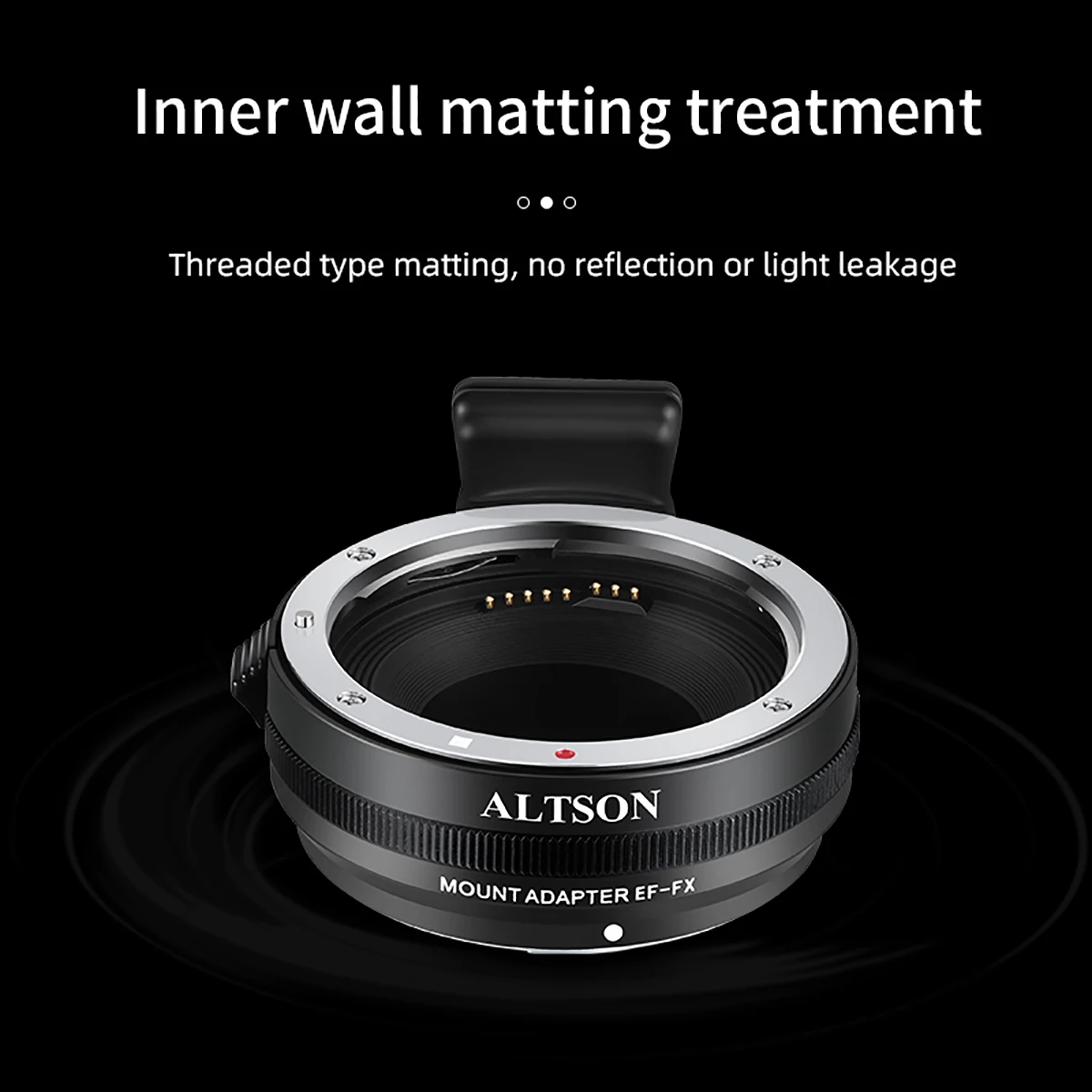 ALTSON EF-FX Camera Lens Adapter Ring AF Auto Focus for Canon EOS EF EF-S Lens To FUJIFILM X Mount Camera X T1 XT3 XT4 X Pro