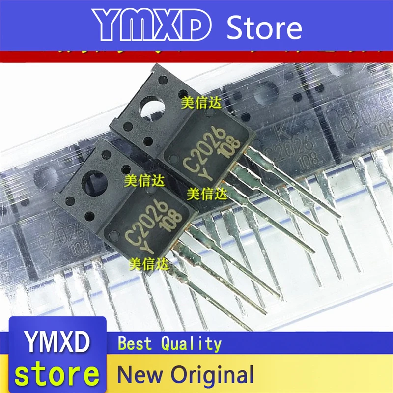 

10pcs/lot New Original C2026 KTC2026-Y-U/P 2SC2026 TO-220F straight In Stock