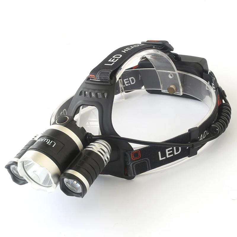 Litwod Z20 XM-L T6 Zoomable Head Flashlight Power Bank head lamp 15000 lumens rechargeable Led Headlamp Lights