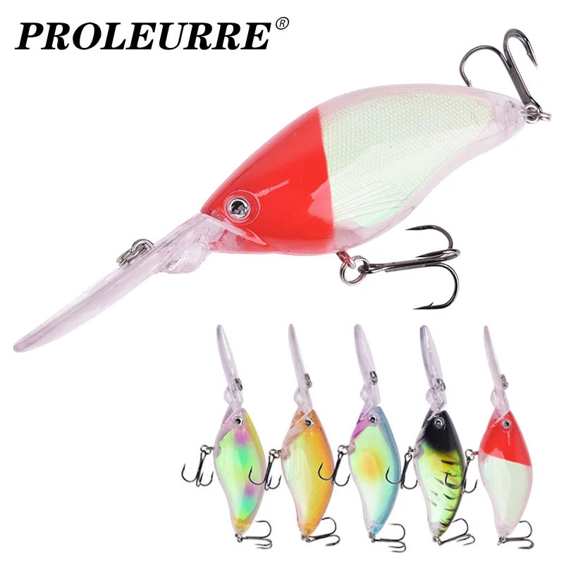 1PCS Dive Deep Sea Fishing Crank Lures 11cm 18g Trolling Wobbler Big Minnow Artificial Hard Bait For Bass Pike Tackle Swimbaits