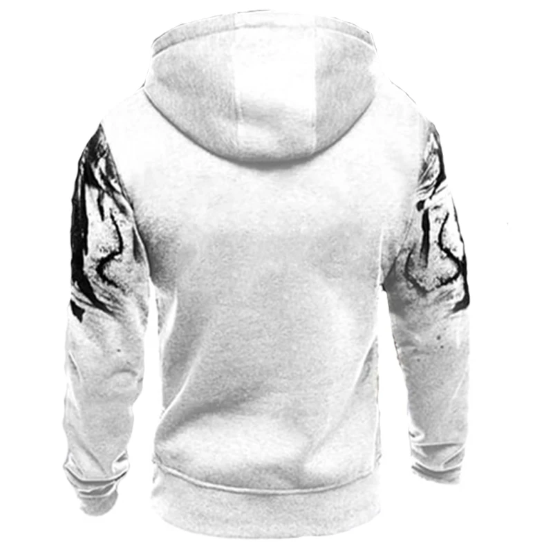 Men\'s Camouflage Long Sleeved Hoodies, Casual Sports Hooded Coat, Fashion Sweatshirts, Autumn and Winter