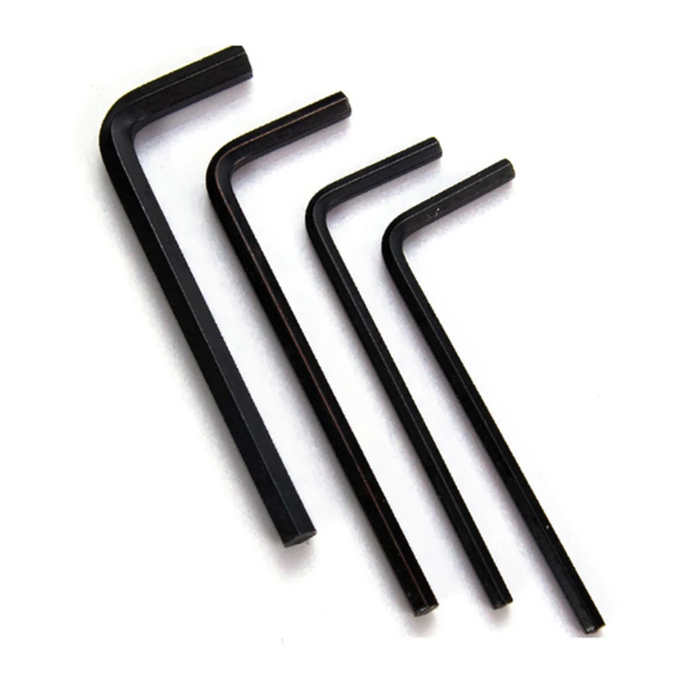 Metric Hexagon Wrench 1PC L Shape Stiffening Hex Key Tool Flat Point End M5 M6 Wrench Wholesale