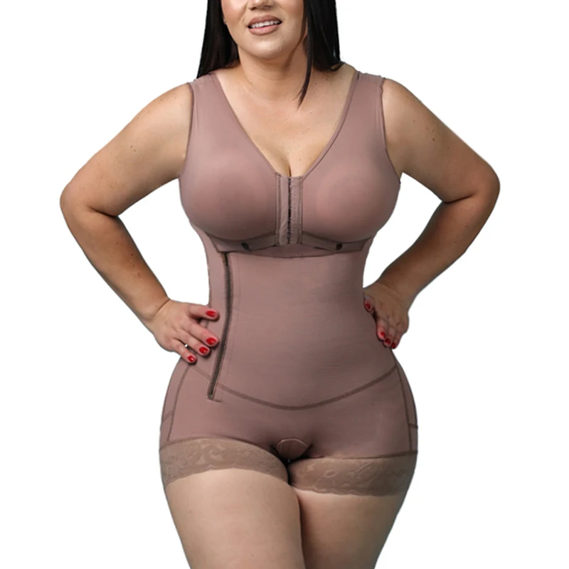 High Compression Sleeveless Bra Slimming Bodysuit Postpartum recovery Waist Trainer Body Shaper Tummy