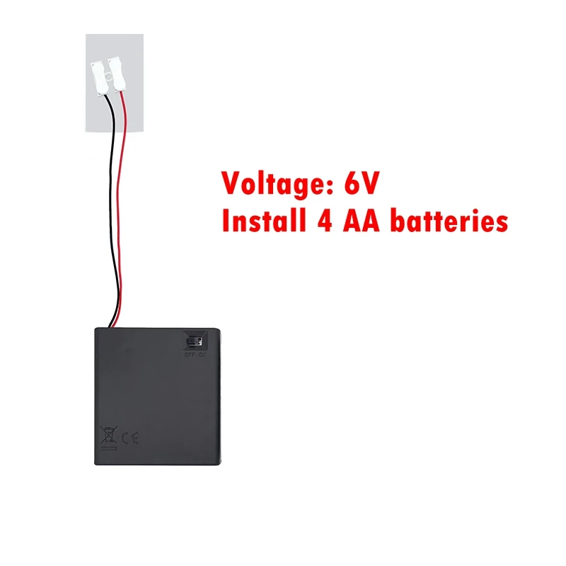 Boîtier Support Batterie 12V Pour 8 AA - Boîte ABS Avec Interrupteur Et Fermeture Sécurisée