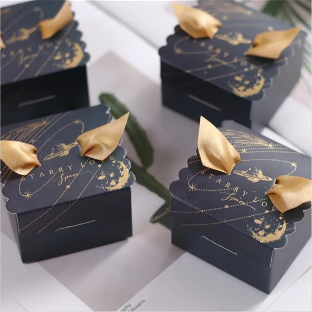 

Marble Bronzing Flower Chocolate Box, Creative Candy Box, Wedding Party, Baby Shower, Birthday Favor Boxes, Good Quality