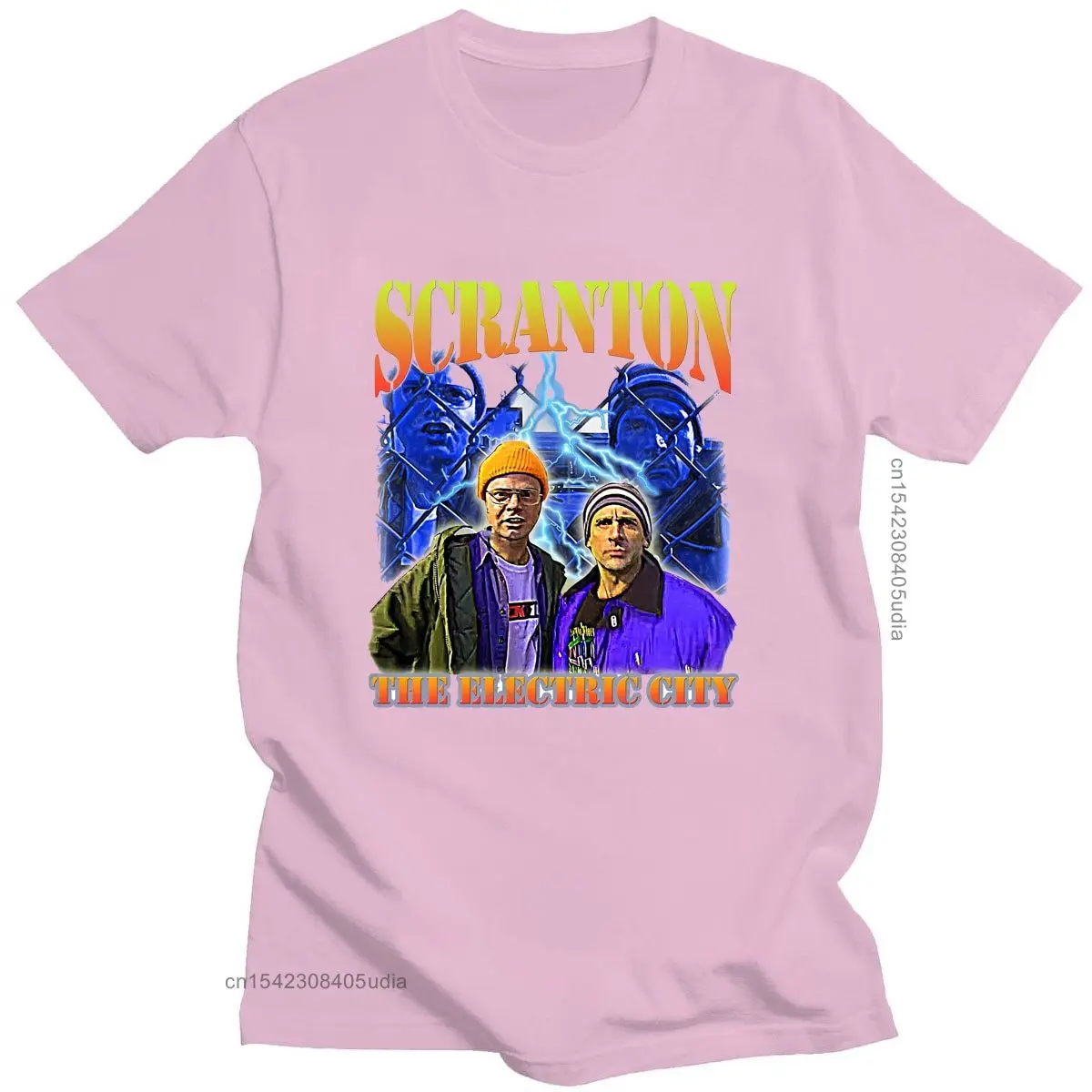 Oversized T-Shirt The Office Dunder Mifflin Dwight Tv Show Scranton Tshirts Male Brand Mens Vintage Cotton Tshirt Unique Tops image 2