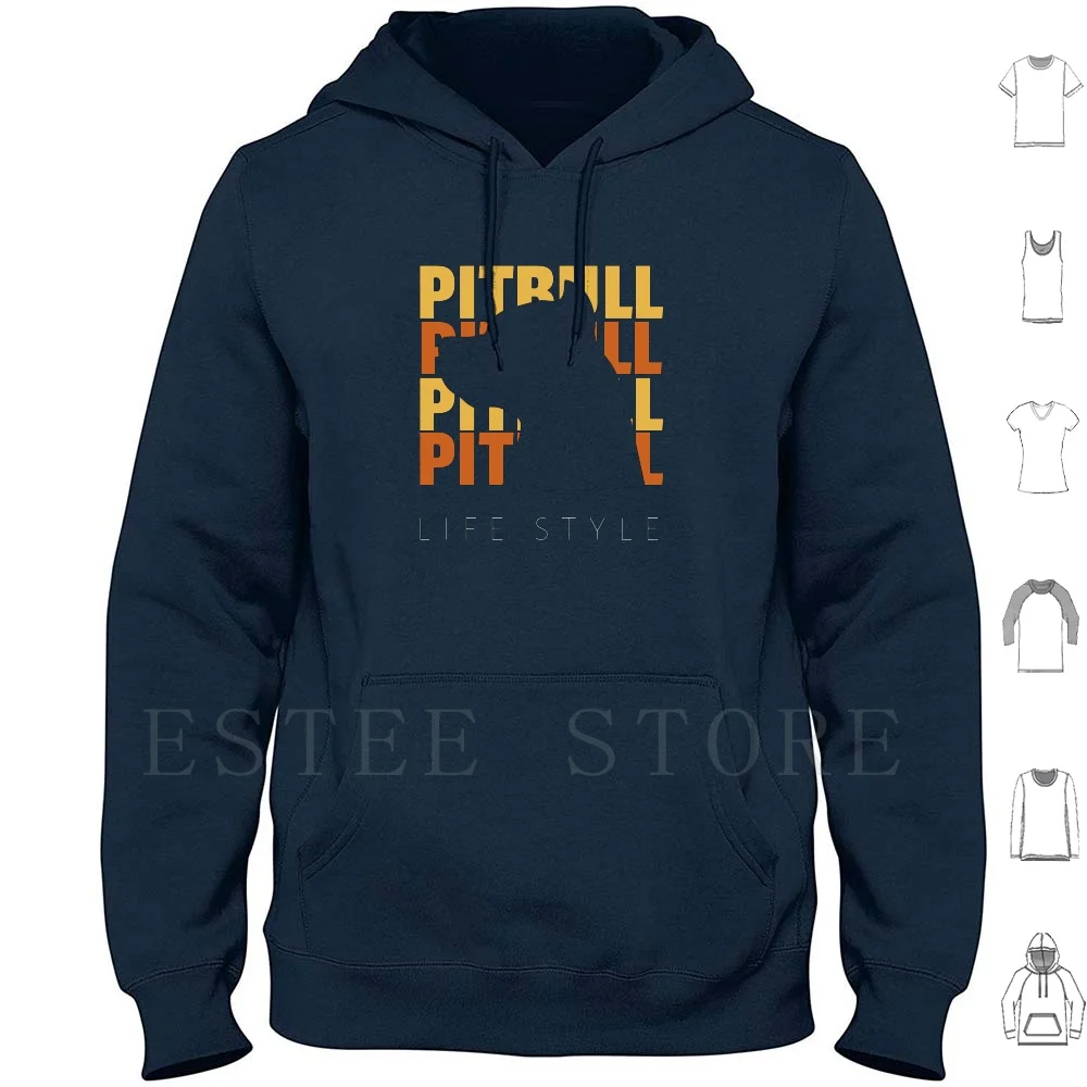 Sudaderas con Capucha Pit Bull Life Style, Perros, Animales, Mascotas, Bully Pit Bull, Nariz Roja, Divertido, Nariz Azul, Perro Pit Bull