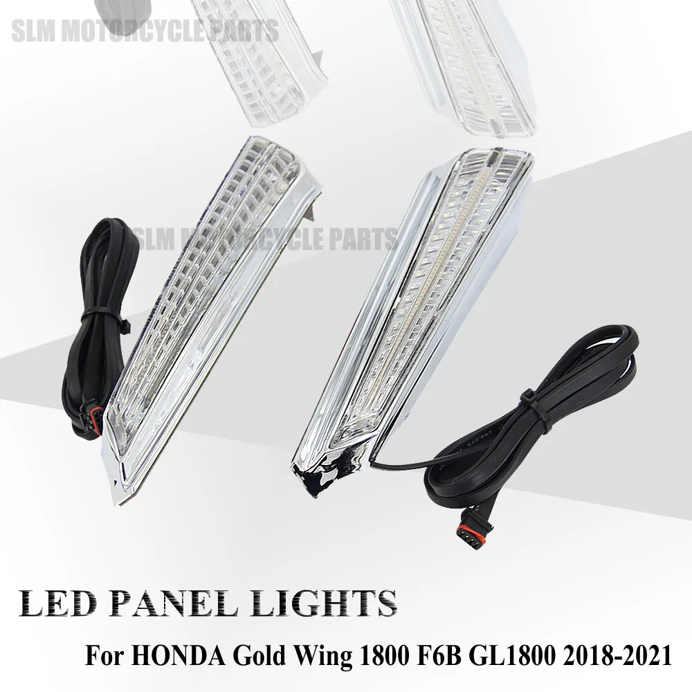 NEW Motorcycle Turn Signal LED Filler Panel Lights Decorative Lamp For HONDA GoldWing GL1800 F6B GL1800 2018 2019 2020 2021