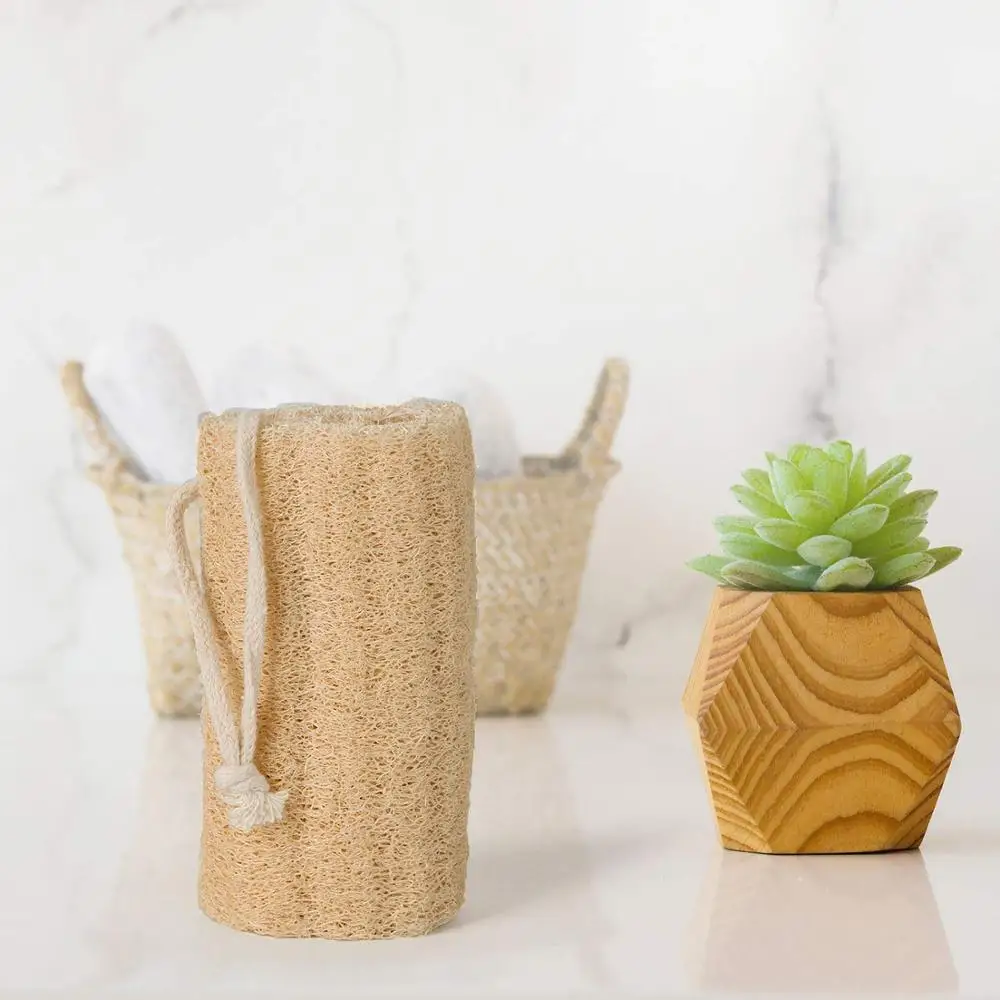 Natural Organic Shower Loofah, 100% Natural, Spa Exfoliating Bath, Body Scrubber, Removing Dead Skin, No Bleaching, Eco Friendly