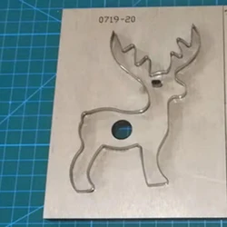 DIY leather craft deer shape modeling die cutting knife mould hand punch tool template pattern 139x99mm