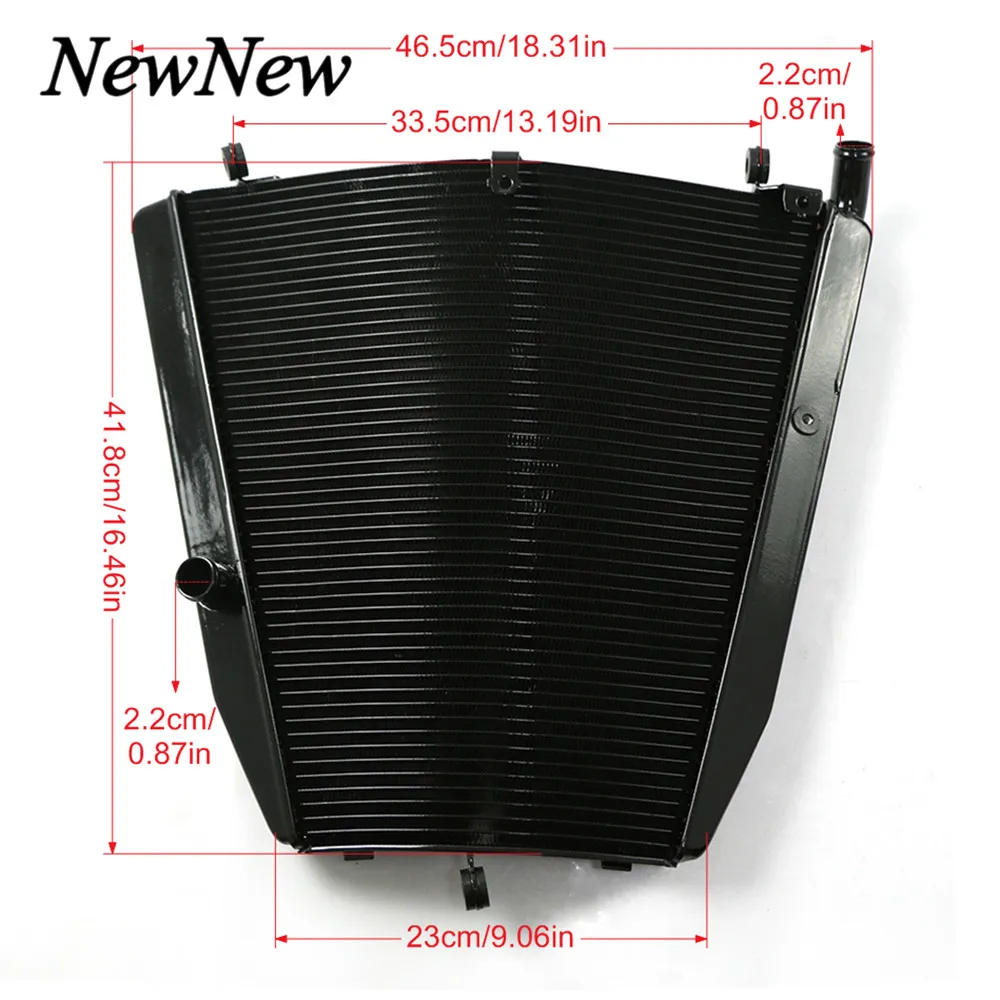 Motorcycle Accessories Radiator Aluminium Water Tank Cooling Cooler For Honda CBR1000RR CBR1000 RR CBR 1000 RR 2004 2005