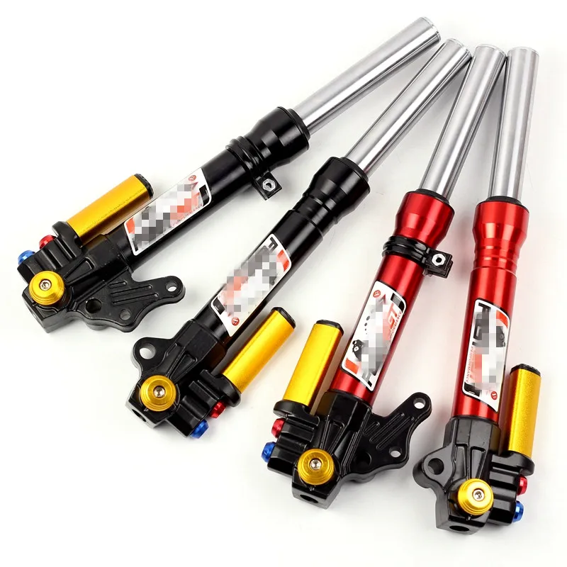 

Motorcycle Front Shock Absorbers Suspension Hydraulic Fork 360mm/400mm-27mm Not Adjustable For Yamaha Scooter Modify