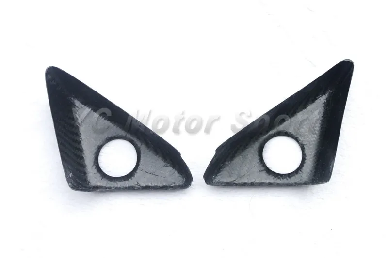 Dry Carbon Fiber 2&2 Twill Weave Matte Finish RSW Style Interior Trim Fit For 2008-2013 R35 GTR RHD&LHD Door Mirror Inner Panel