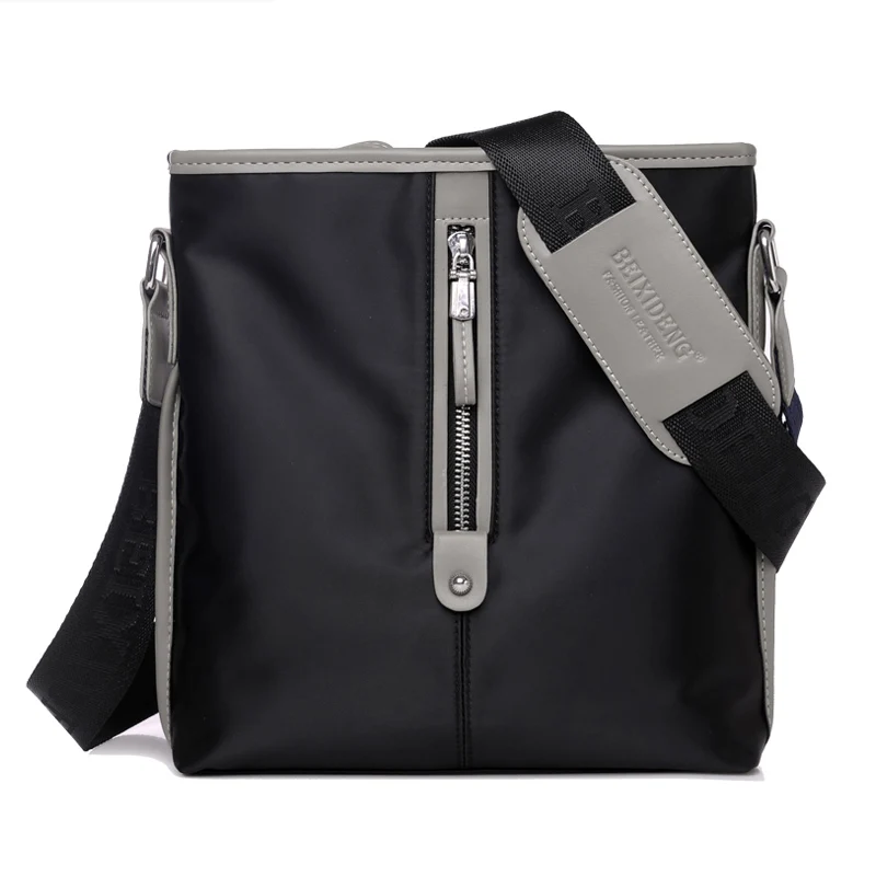 Imagem -05 - Bolsa de Ombro Oxford Masculina Bolsas Crossbody Impermeável Viagem Curta Zíper Cor Sólida Negócios Mensageiro Masculino Nova Moda