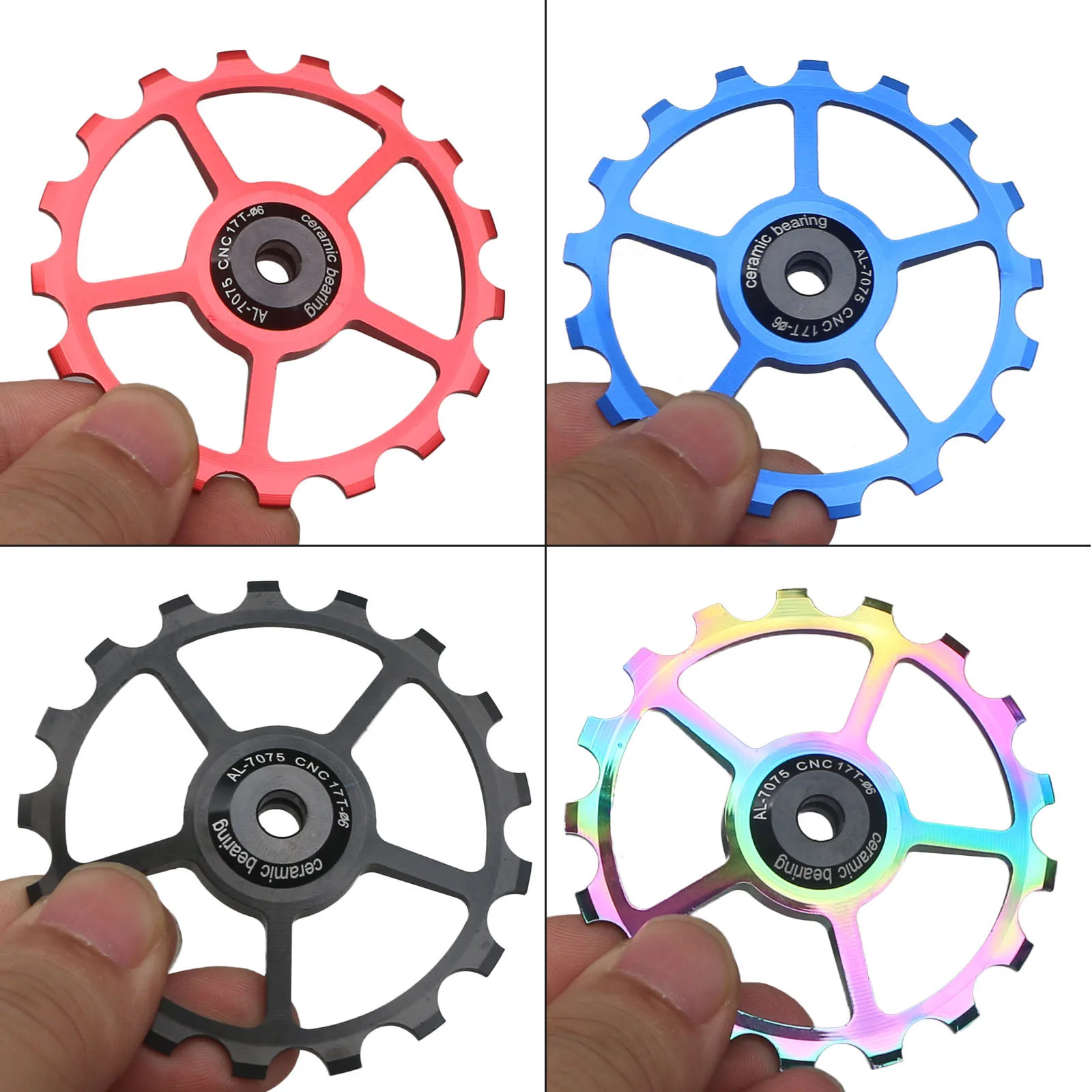 10T 11T 12T 13T 14T 15T 16T 17T Roller Rear Derailleur Pulley Ceramic Bearing Jockey Wheel MTB Road Bike Guide For Shimano Sram