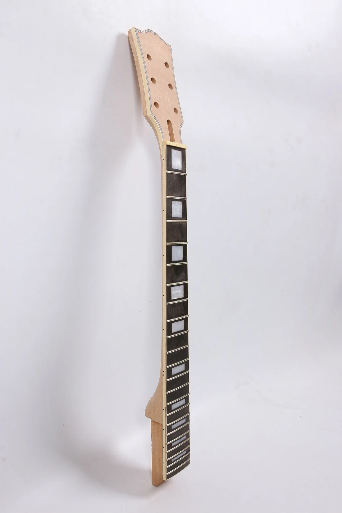 

one 22 fret electric guitar neck unfinished mahogany make and rosewood fingerboard 24.75 inch