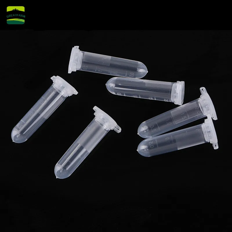 5ml Centrifuge Tube Plastic PCR Centrifuge Tube 1.5ml 2ml  Centrifuge Tube Experimental Supplies Veterinary Tube