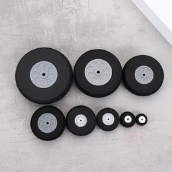 Kids Plane Toy Tail Wheels Parts Black EVA Sponge Wheel Hub 1