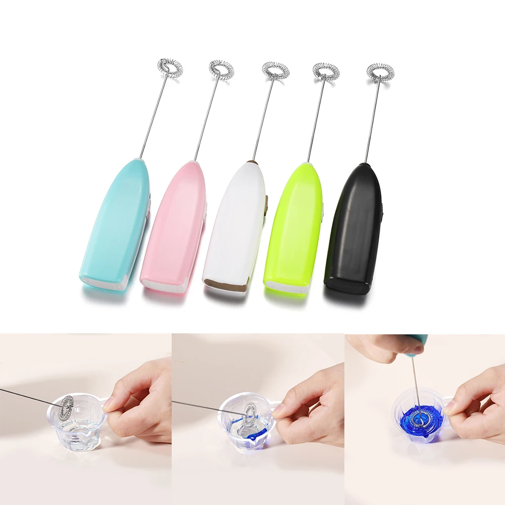 1 pièces Mini mélangeur électrique agitateur à main résine époxy mélangeur électrique colle couleur outil de mélange pour résine moule bijoux faisant des outils