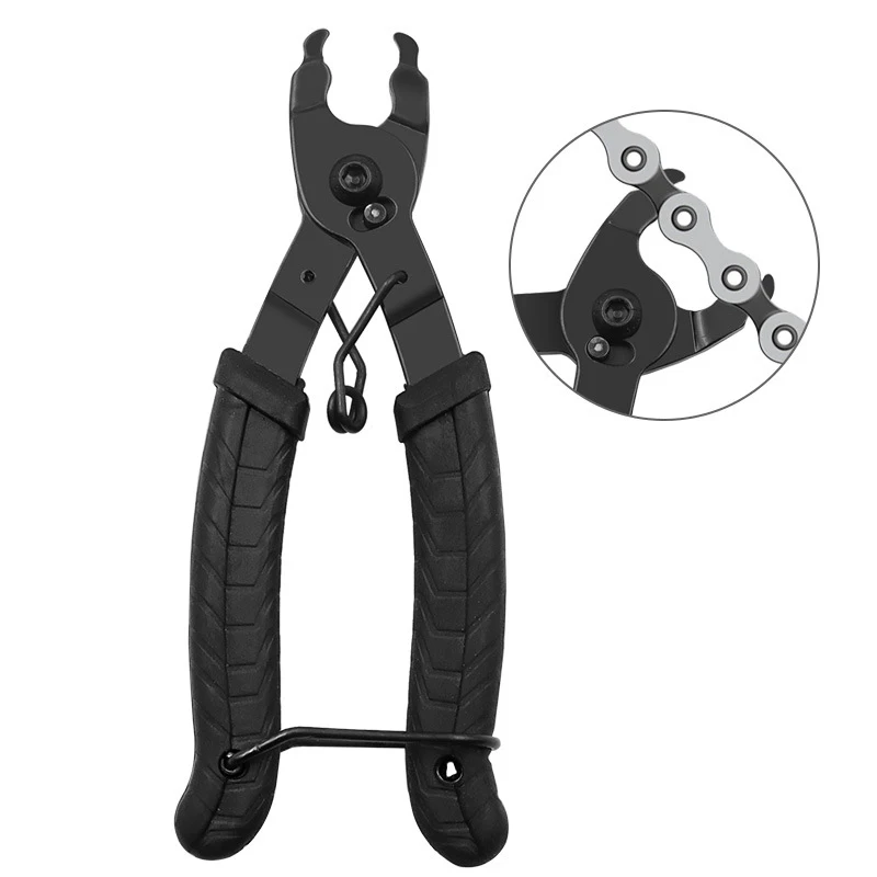 Bike Bicycle Chain Quick Link Open Close Tool Master Link Pliers Bike Chain Magic Button Clamp Removal Tools