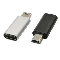 Adapter USB typu C do Mini USB konwerter USB USB C żeński do Mini USB męski, złącze kompatybilne dla odtwarzaczy MP3 GPS,GoPro