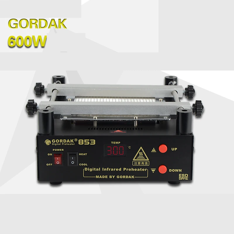 

GORDAK 853 High power ESD BGA rework station PCB preheat and desoldering IR preheating station