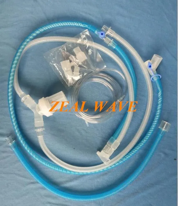 Disposable Ventilator Machine Universal Tubing Tube Heating Threaded Tubing For Babies and Newborns