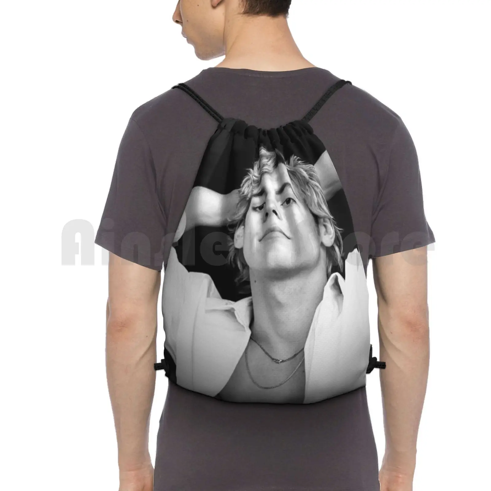 

Ross Lynch Backpack Drawstring Bag Riding Climbing Gym Bag Ross Lynch R5 Teen Vibes Summer Aesthetic Cheap Trendy Christmas
