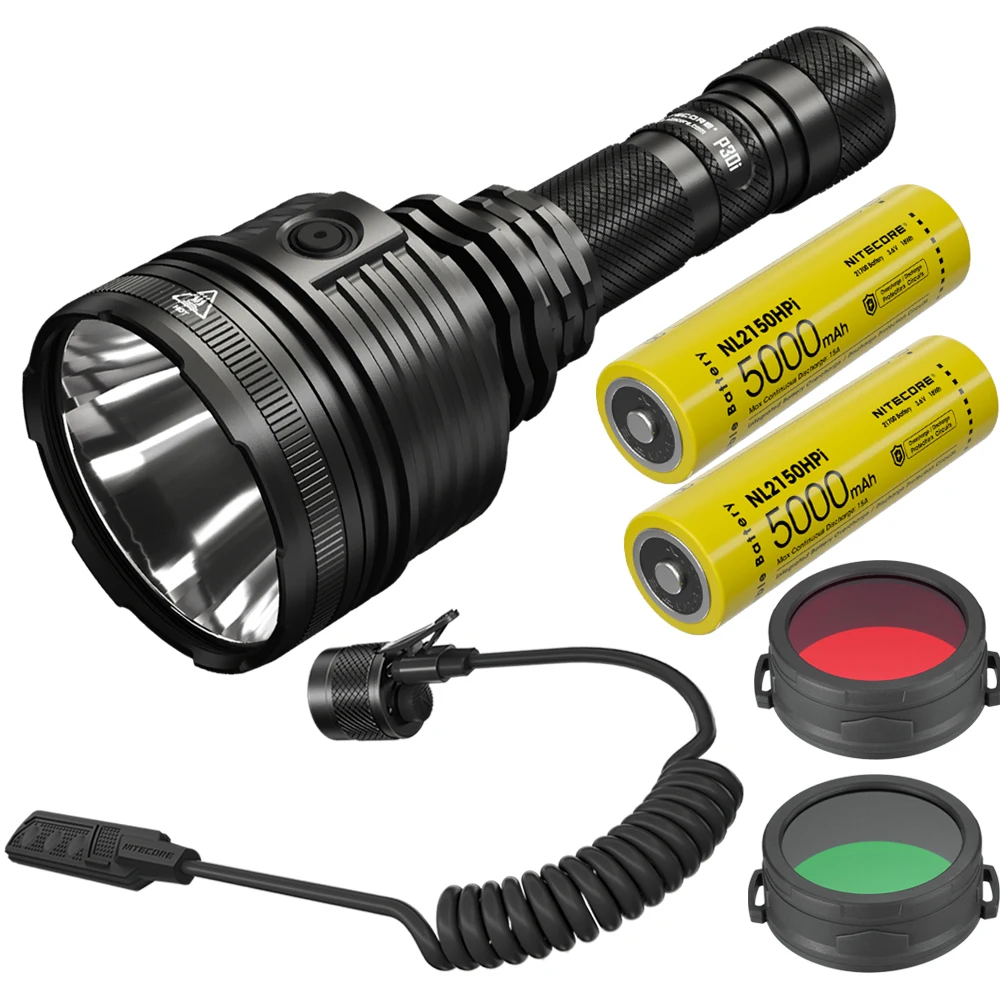 NITECORE P30i Powerful LED Flashlight  XHP35 HI 2000LM Torch Outdoor Lighting +21700 Battery for Self Defense Camping