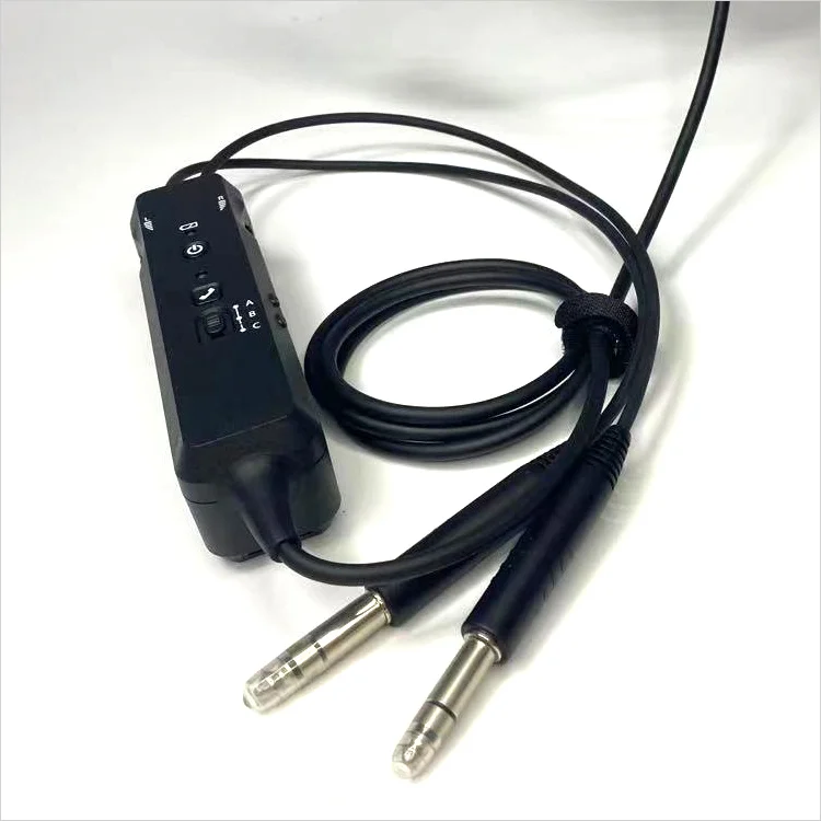 VOIONAIR Headphone Pilot Headset Active Noice Reduce ( ANR ) with Comfortable Ear Pad MP3 Support GA Plugs