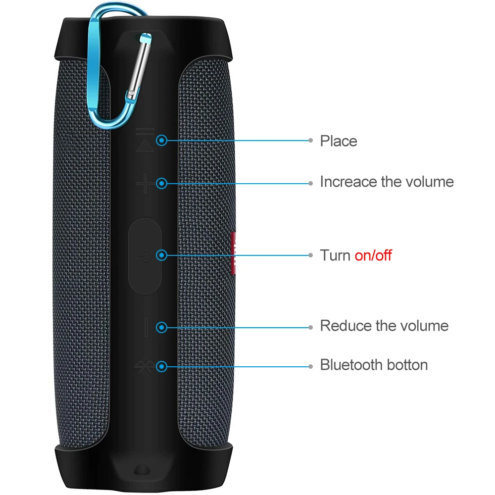 Silikon Fall Abdeckung Haut Mit Strap Karabiner für JBL Ladung Ätherisches Tragbare Wireless Bluetooth Lautsprecher