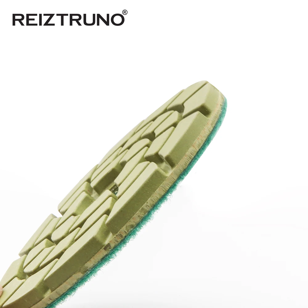 REIZTRUNO 3 pollici 4 pollici resina legame diamante pavimento lucidatura pad Tamponi Per lucidatura di Calcestruzzo per la lucidatura di Calcestruzzo e pietra