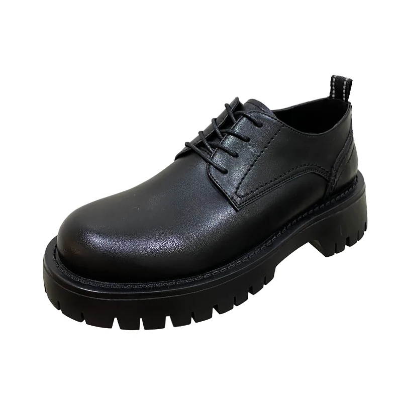 

Bmante Men Casaul Shoes Height Increasing Leather Men's Sneaker Platform Lace-Up Male Shoes Gothic Owen Black Japan Style Boots