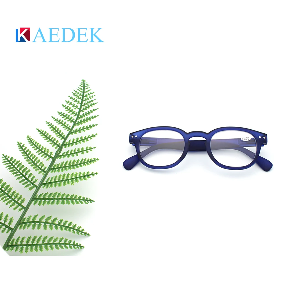 KAEDEK 2025 Trend New Color Reading Glasses Retro Europe Style Quality Men Women Eye Glasses With Flex Lesebrillen