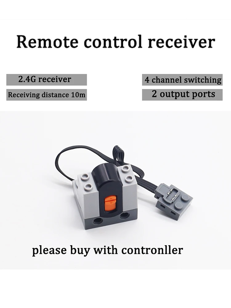 Technische Teile Motor Multi Power Funktionen PF Modell Sets Bausteine Servo Zug M L XL Motor Mit Batterie Box DIY Spielzeug