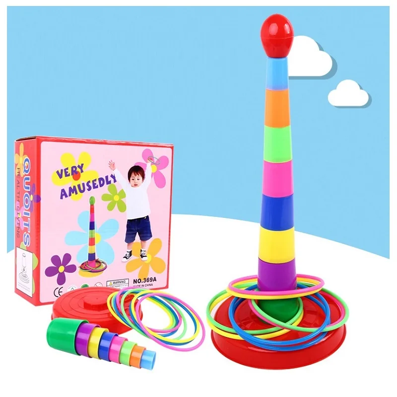 Fly AC Toy - Ring Toss Game Set, Outdoor Games Develops Your Eye-Hand Coordination Skills, Birthday Xmas Toys Gift for Children