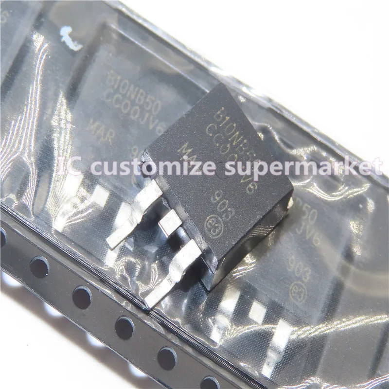 10 PÇS/LOTE B10NB50 10.6A STB10NB50 PARA-263 500V SMD Triode