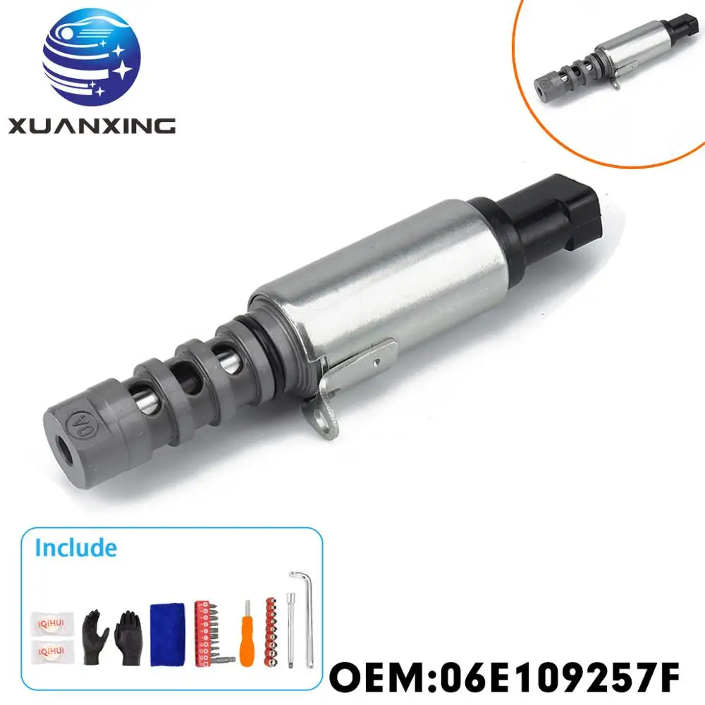 

For Audi Volkswagen VW Camshaft Variable Valve Timing-Control Solenoid 06E109257F