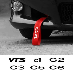 Car Tow Rope Trailer Racing Strap Belt For Citroen C4 C3 C5 C6 C1 Jumpy VTS Picasso Berlingo C2 C-CROSSER NEMO Auto Accessories