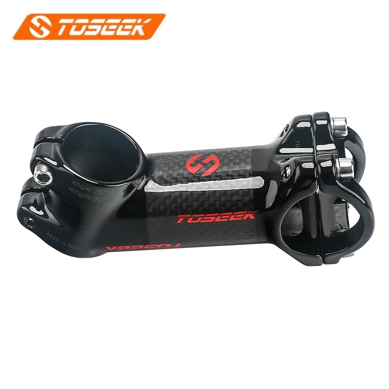 Potence Vélo Ultralégère Alu – 7° VTT/Route – 25,4/31,8mm 60-100mm – Noire