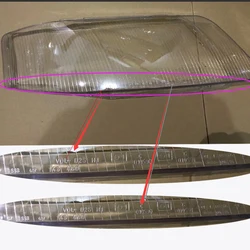 a6 c5 lens Transparent lampshade Headlight cover transparent plastic Lamp protection cover Glass cover for audi A6 C5 1999-2002