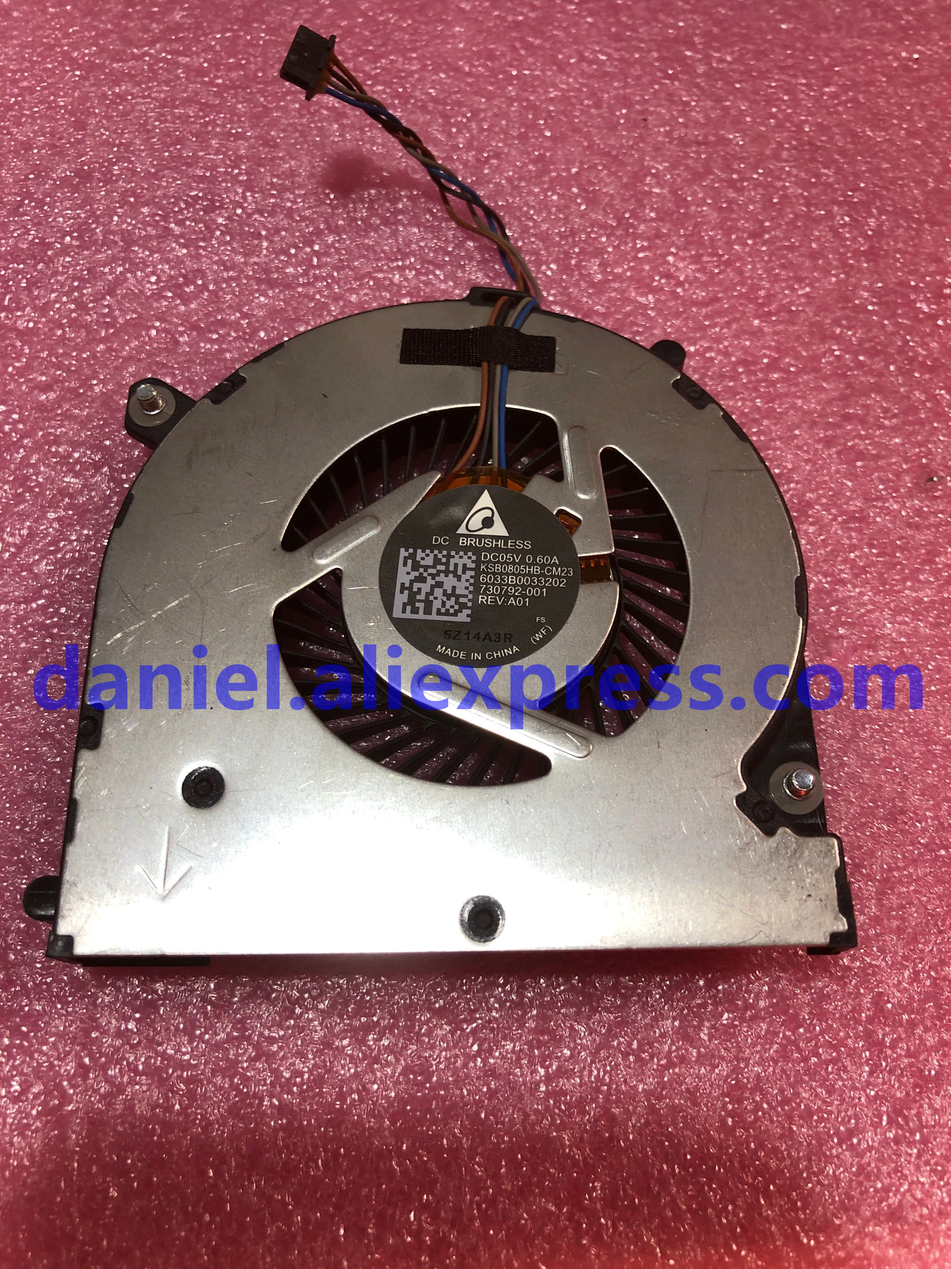 Original KSB0805HB-CM23 6033B0033201 5V 0.60A fan