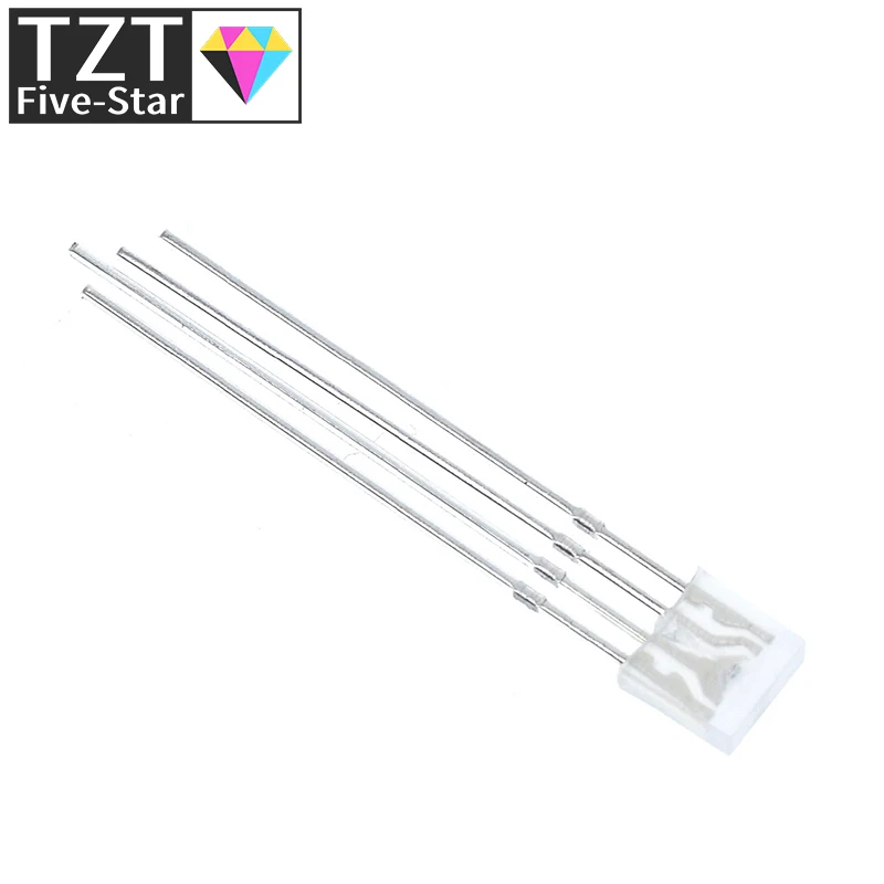100 Stück Rechteckige LEDs 255 Dioden RGB LED Diffuse Kathode / Anode Quadratisch 2*5*5mm Rot Grün Blau Leuchtdioden DIY Diodo – Detail 4