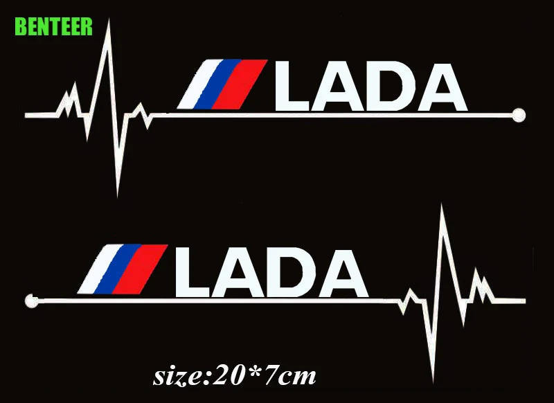 2pcs Car Body Sticker For Lada Vesta Xray Largus Granta NIVA Auto Accessories