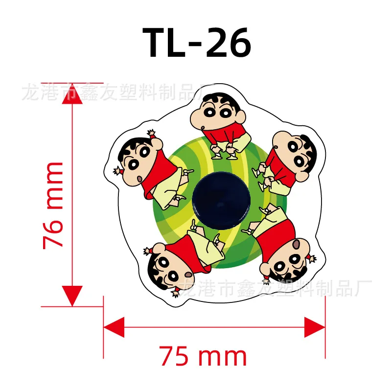 Running Anime Fidget Spinner 2021 Novel Relief Stress Kids Toys Fingertip Gyro Cartoon EDC Gifts Comic Pattern ADHD Spinning