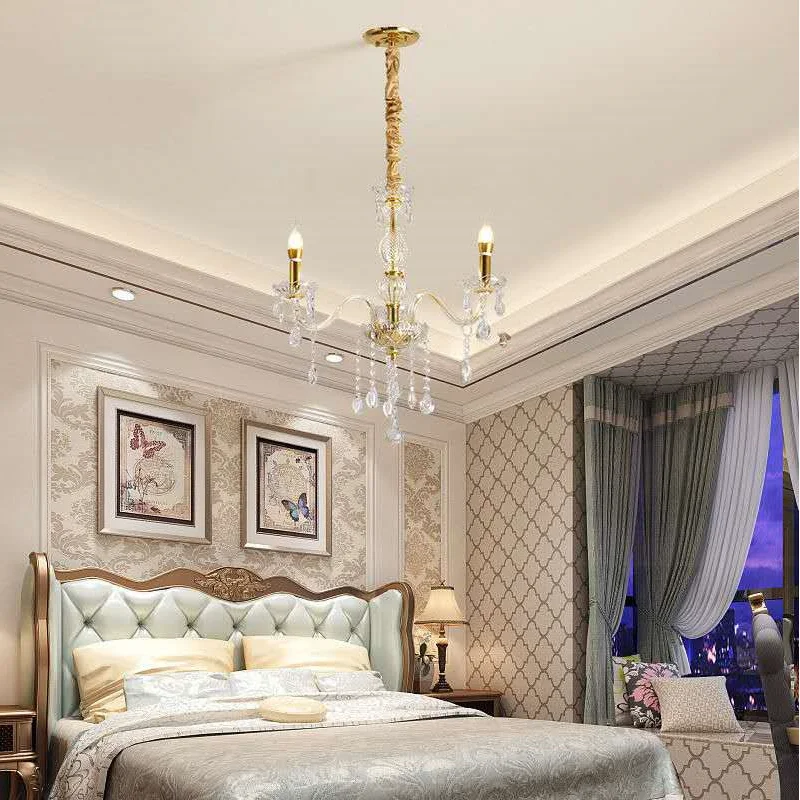 

Crystal Chandelier Crystal Bedroom Lamp Crystal Living Room Lamp