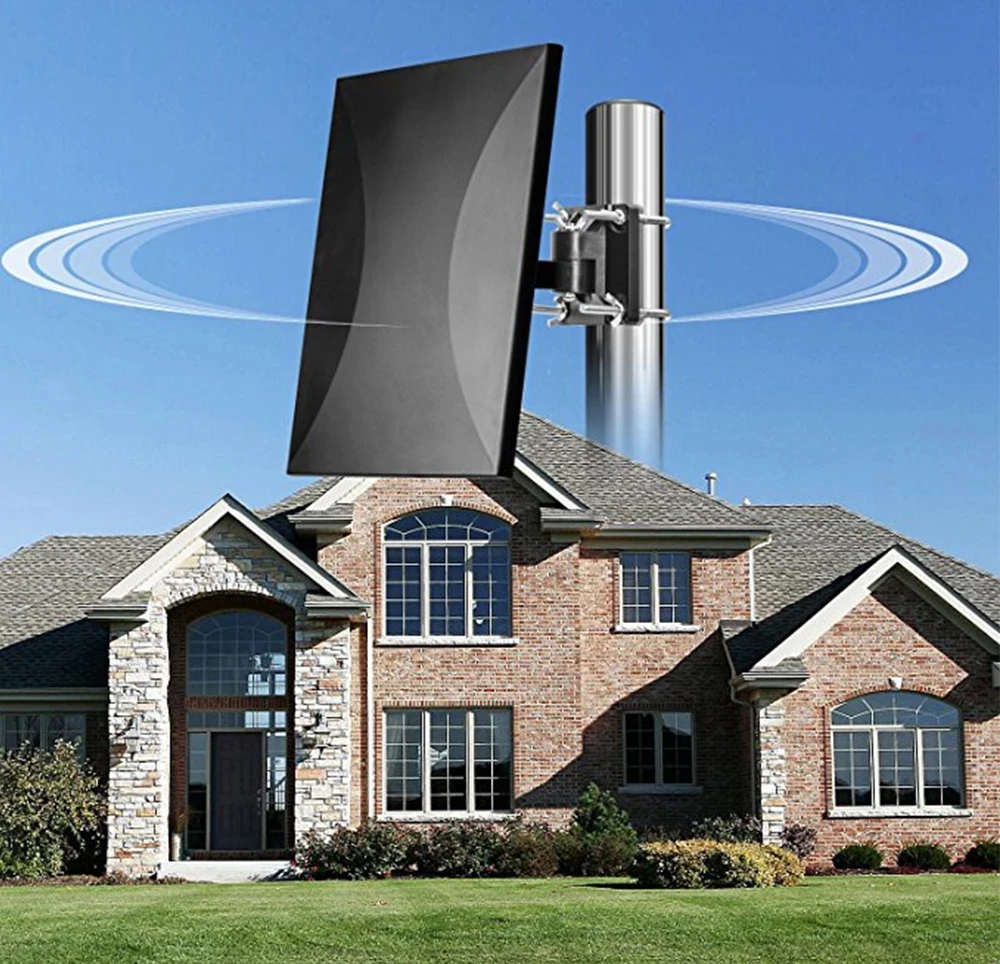 318A outdoor amplified TV antenna with 32.8ft coaxial TV HD TV satellite antenna