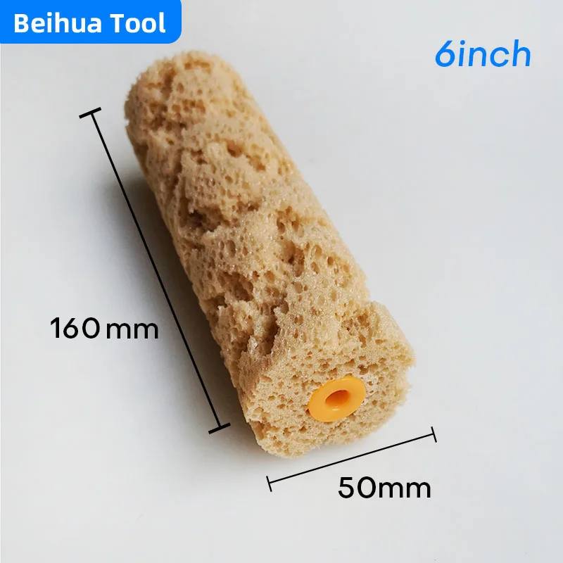 6 Inci 7 Inci 8 Inci Kuas Rol Cat Busa Spons Rol Bertekstur Rumput Laut Buatan untuk Dekorasi Dinding Alat Pelukis Berpola