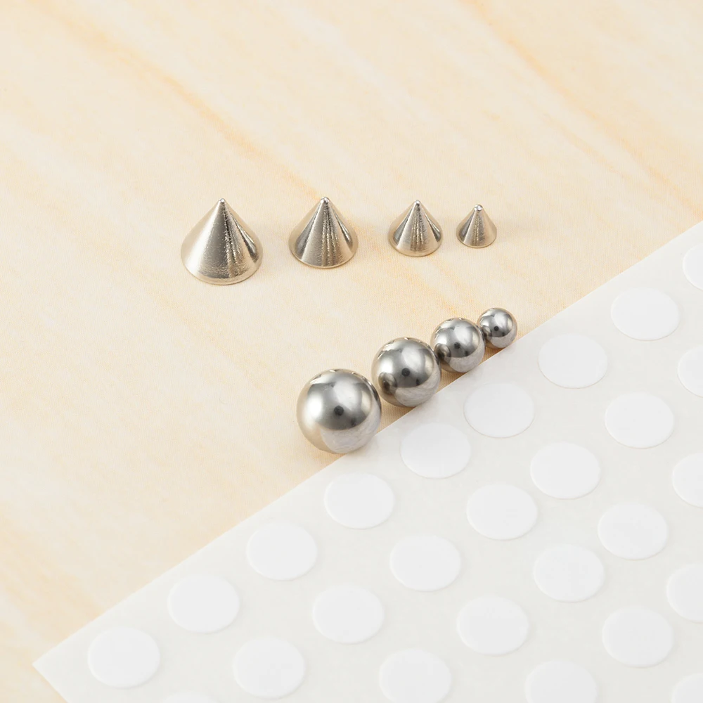 Aufkleber Fake Belly Augenbraue Lippenpiercing Ohrstecker Nicht durchbohrt Ohrring Ohrstecker Set Neuer Fake Nasenring Piercing Schmuck Dermal Anchor Top – Detail 8